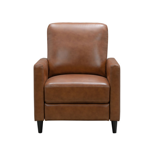 Searsport Top Grain Leather Recliner & Reviews Birch Lane